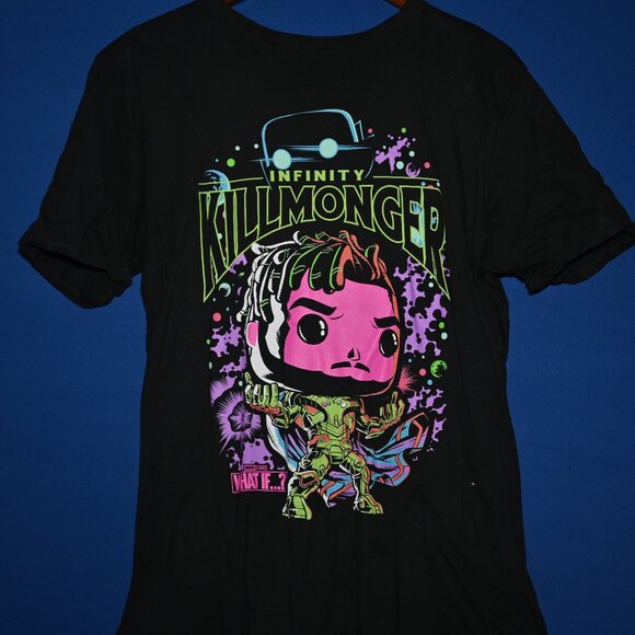 Marvel & Funko Pop Collab: T-Shirt Killmonger - Picture 1 of 4